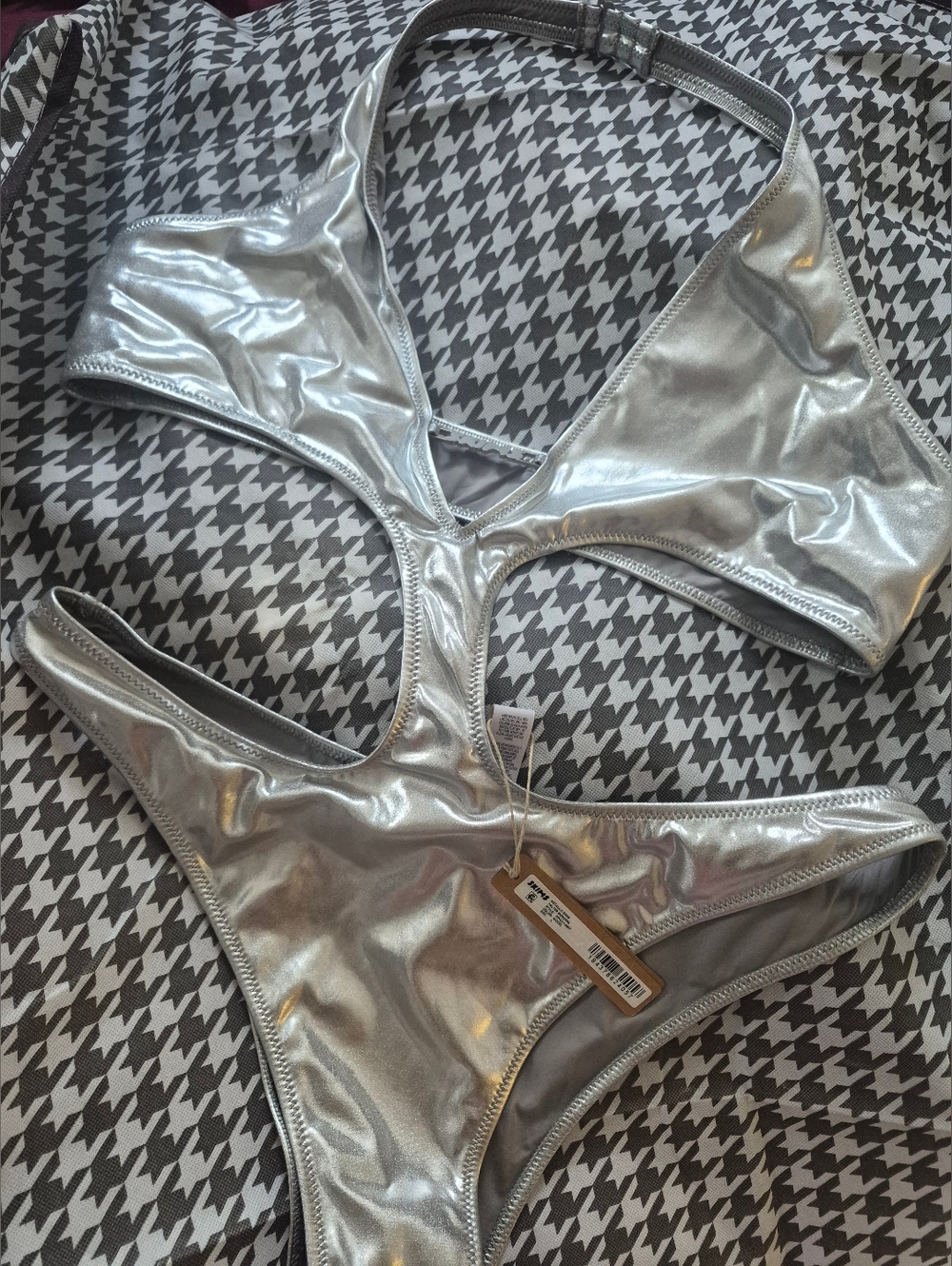 Skims L Cutout Monokini - Nickle